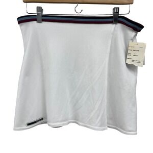 TAIL TECH White Pull On Mock Wrap Tennis Skirt‎ Athleisure Small NWT y2k Willi's